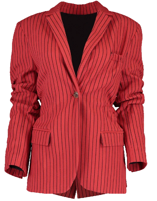 The Scrunchy Striped Blazer