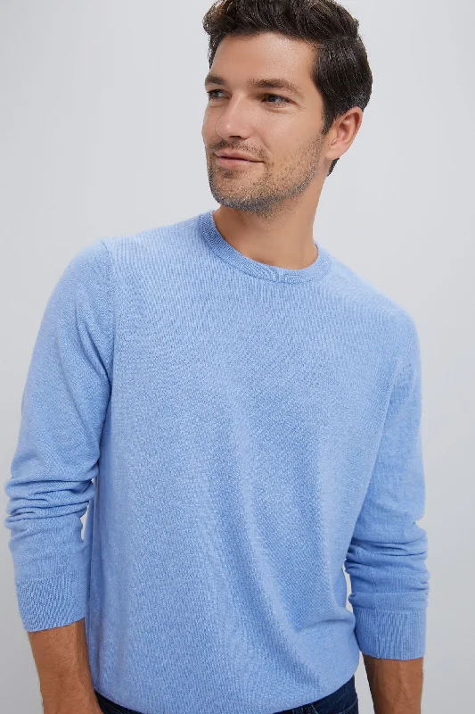 Light Blue Tidal SweaterWork Knit Tops