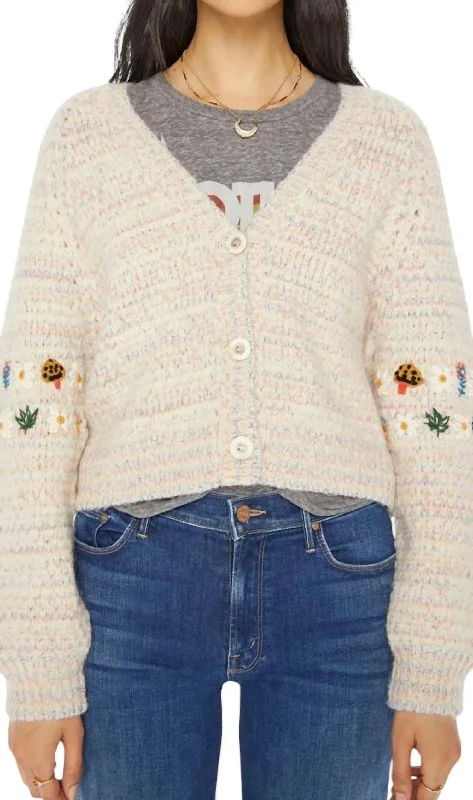 Raglan Bell Cardigan In Dont Eat The DaisesLayered Knit Tops