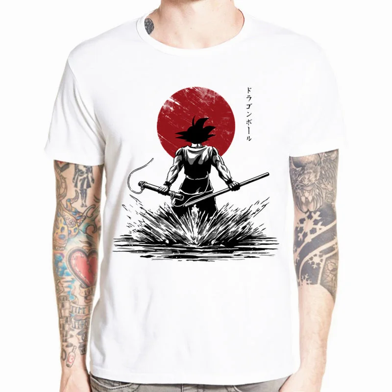 Dragon Ball Z Goku T-shirt Short sleeve O-Neck Tshirt Summer Saiyan Vegeta Harajuku brand clothing T shirt HCP316