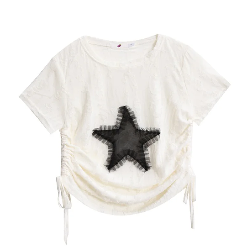 Women's Star Ripped T-Shirt