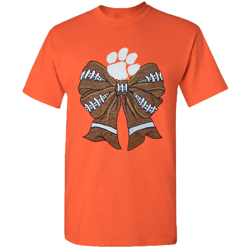 COLLEGE- CLEMSON - 4 - CLEMSON FOOTBALL BOW - ORANGE