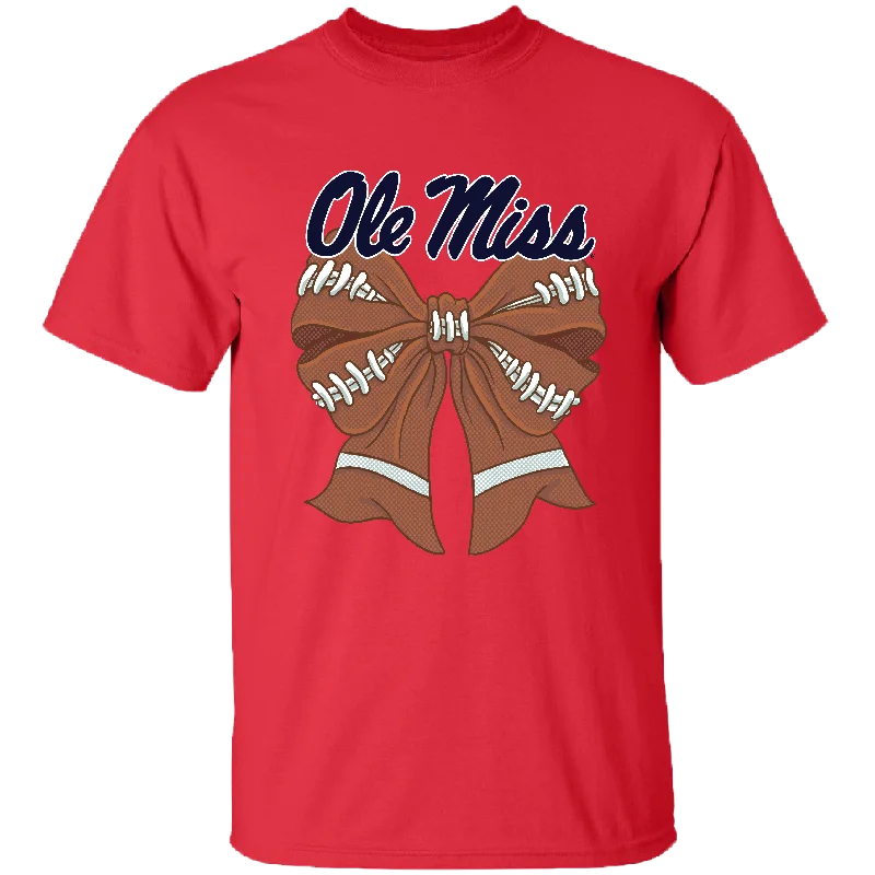 COLLEGE- OLE MISS - 4 - OLE MISS FOOTBALL BOW - RED