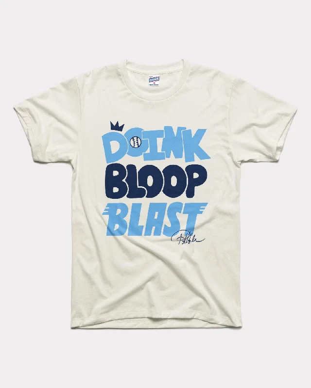 Hudism Doink-Bloop-Blast Vintage White T-Shirt