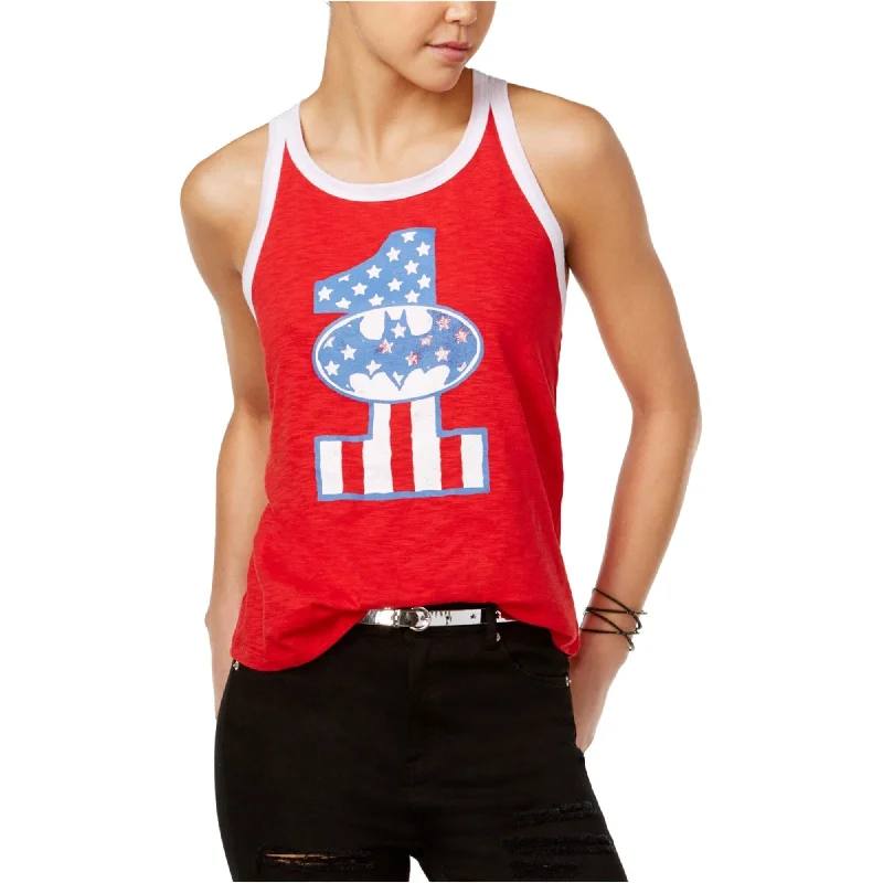 Batman Womens Graphic Tank Top, Red, Small