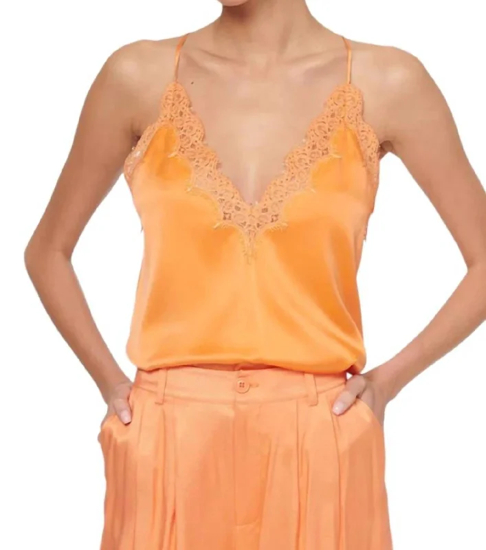 Everly Cami Top In Papaya