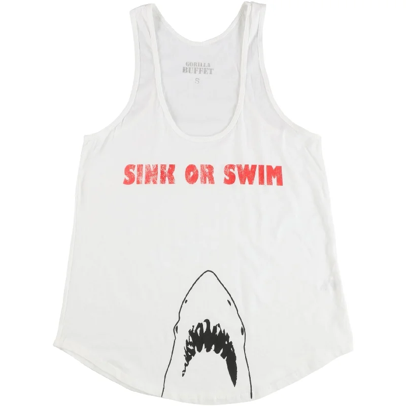 Gorilla Buffet Womens Sink Or Swim Racerback Tank Top