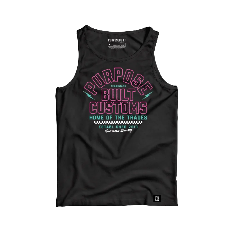 PB Customs Retro Tank, Black