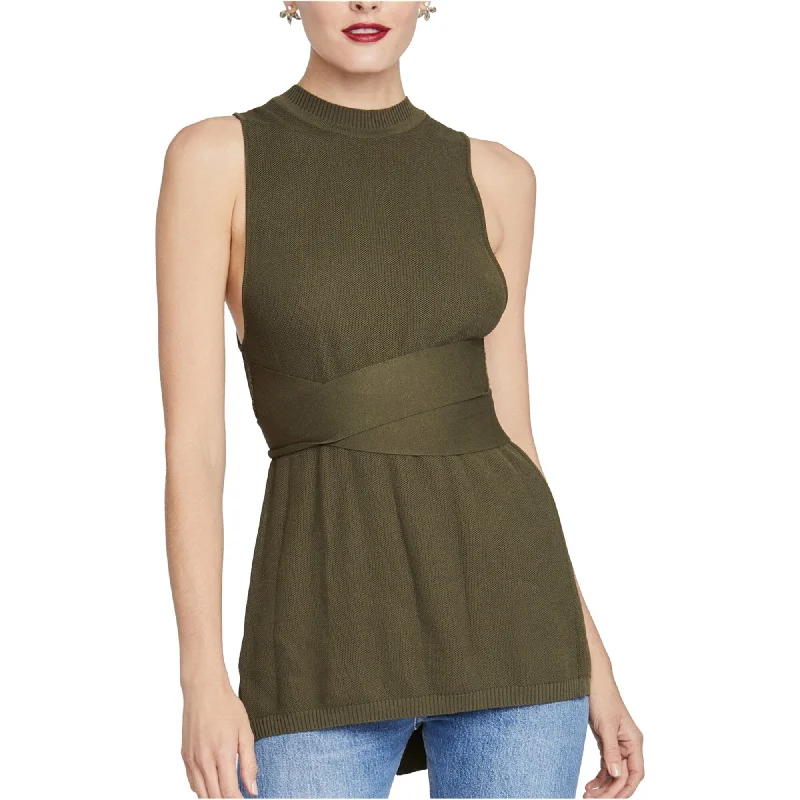 Rachel Roy Womens Conall Belted Tank Top