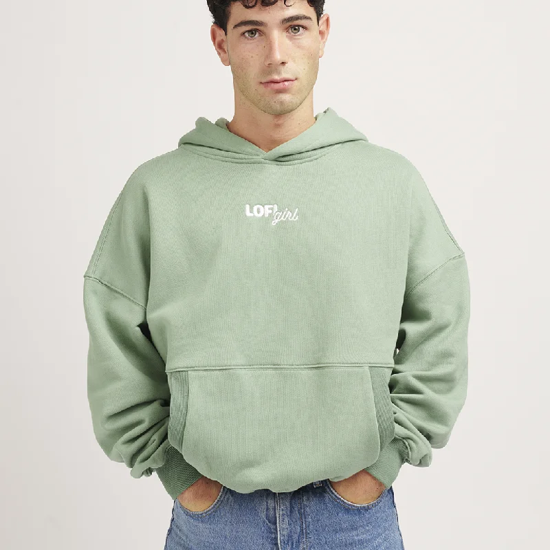 Lofi Girl Sage Green Hoodie (limited edition)