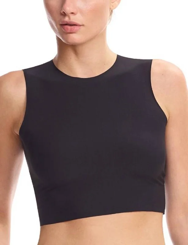 Butter Crop Muscle Tee In Midnight