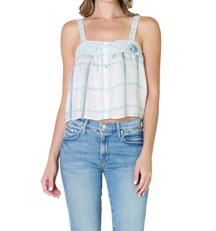 Panthea Crop Top In Morning Rain