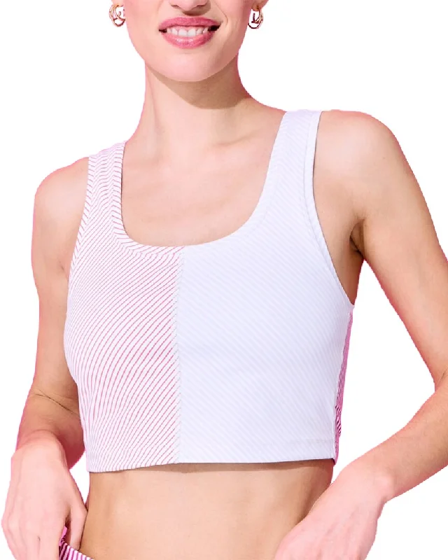 Terez Split Crop Top