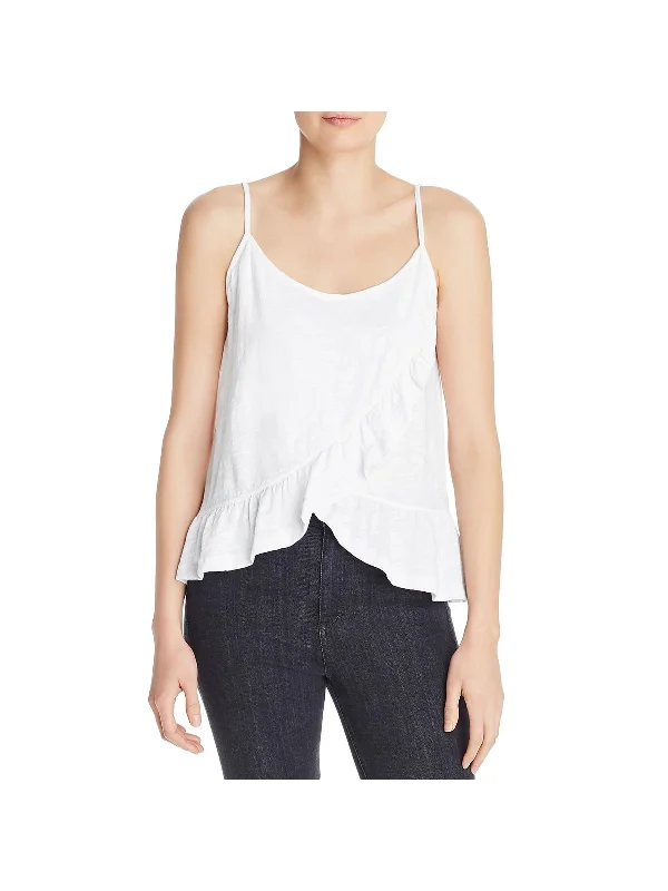 Womens Sheer Cropped Tank Top