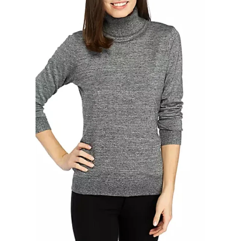 Calvin Klein Women's Turtleneck Sweater Black Size Large