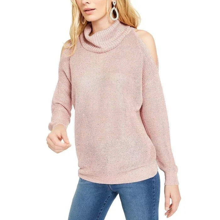 INC International Concepts Women's Turtleneck Sweater Pink Size M - Medium