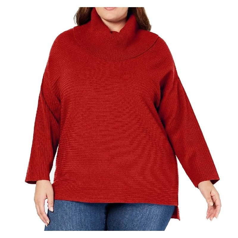 Style & Co Women's Ribbed Turtleneck Sweater Red Size 2 Extra Large - XX-Large