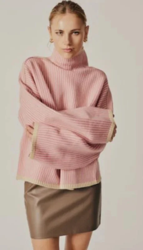 DELUC GERANIUM TURTLENECK SWEATER