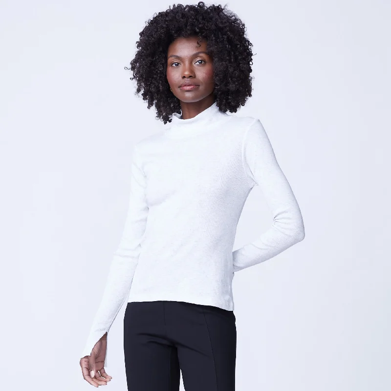 Heather Rib Turtleneck