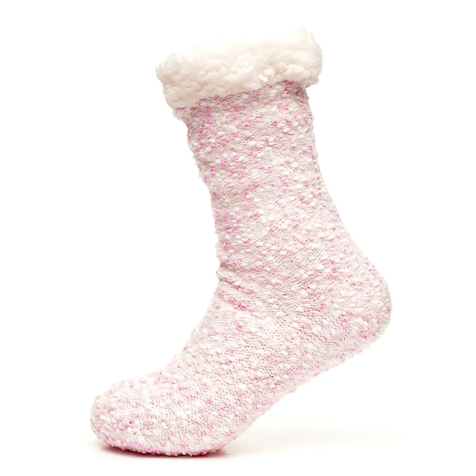 Ladies Lounge Socks Sherpa Fleece Lined Popcorn Texture UK 4-7